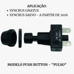 Interruptor Pushbutton Pedal 3A 250V - Gnatus