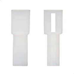 Kit 10 Isolador Faston Macho Serie 2,8