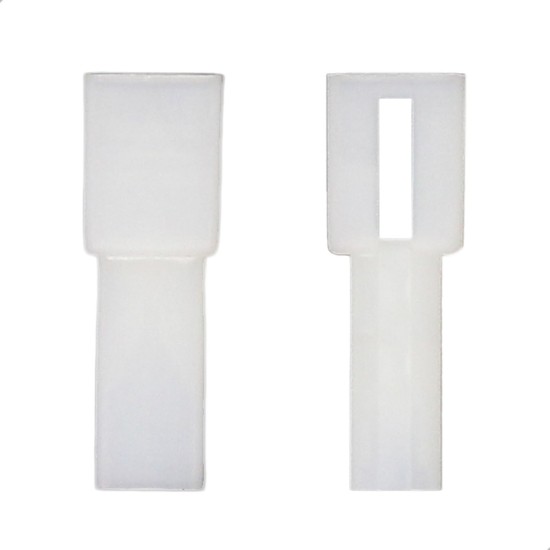Kit 10 Isolador Faston Macho Serie 2,8