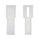 Kit 10 Isolador Faston Macho Serie 2,8