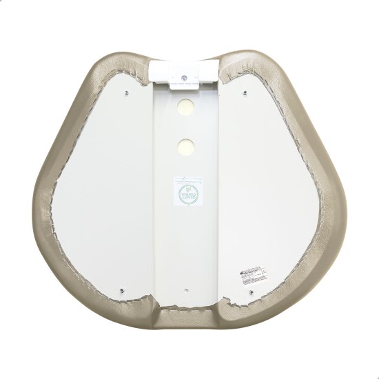 Estofamento Croma PVC Ouro Encosto Parafusado - Dabi/D700