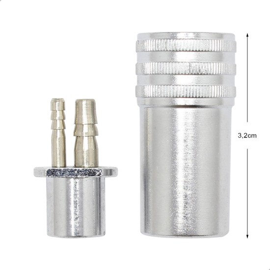 Terminal Duplo com Luva para Micro Motor (sem Torneira) - Olsen