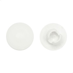 Kit 2 Fixadores Capa Atuador Elevação Branco - Dabi