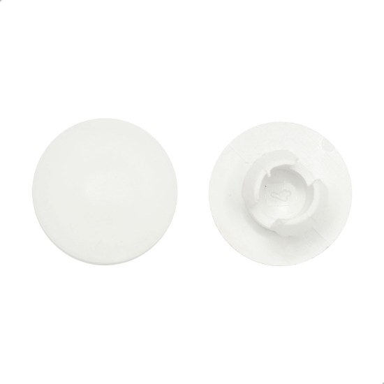 Kit 2 Fixadores Capa Atuador Elevação Branco - Dabi