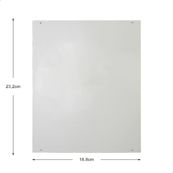 Chapa Acabamento Elevação Inf Cadeira Syncrus Gl 18,8x23,2cm - Gnatus