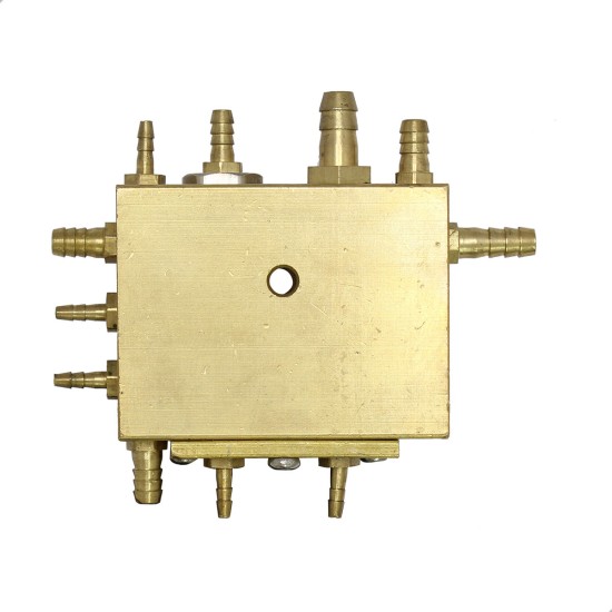 Bloco de Distribuição Ar/Água 12 Vias da Unidade Hidrica MPII - Cristófoli