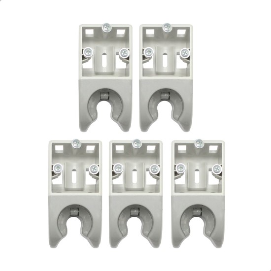 Kit 5 Suportes Ponta Aro EQ Syncrus Cinza s/ Válvula - Gnatus