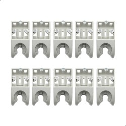 Kit 10 Suportes Ponta Aro EQ Syncrus Cinza s/ Válvula - Gnatus