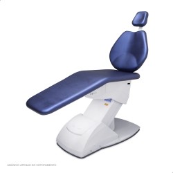 Estofamento Croma PVC Azul Marinho Encosto Parafusado - Dabi/D700