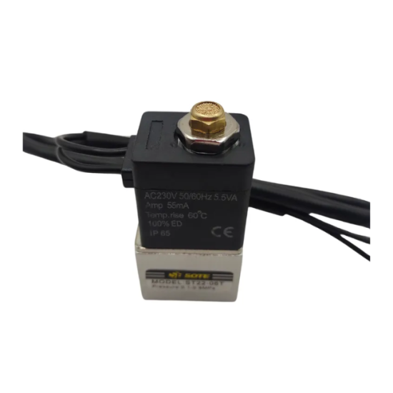 VALVULA DIRECIONAL 2/2 1/8"BSPXMB8X0.75 / MAS 220 5/10BPO