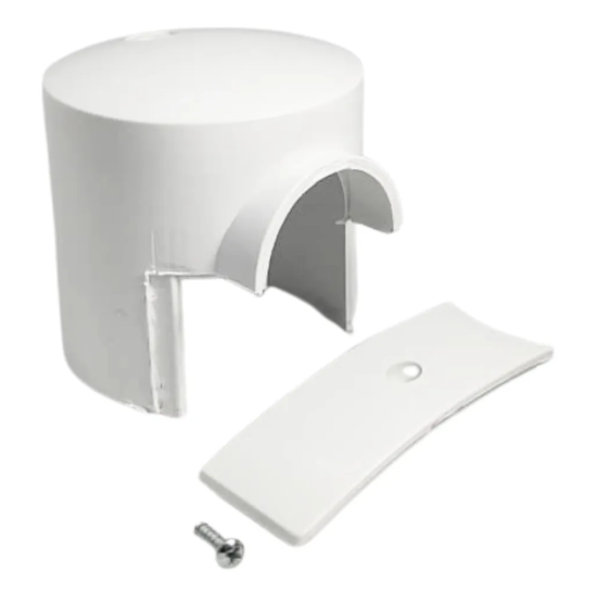 Cj Tampas Cabecote Refletor Reflex Dabi Branco 