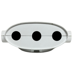 KIT CAPAS REFL SIRIUS G8 3 LEDS BRANCO GNATUS ORIGINAL