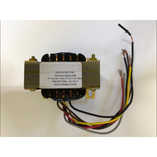 TRAFO ULTRASSOM DABI ANTIGO 0-110 127-220/12-24V 1.0A